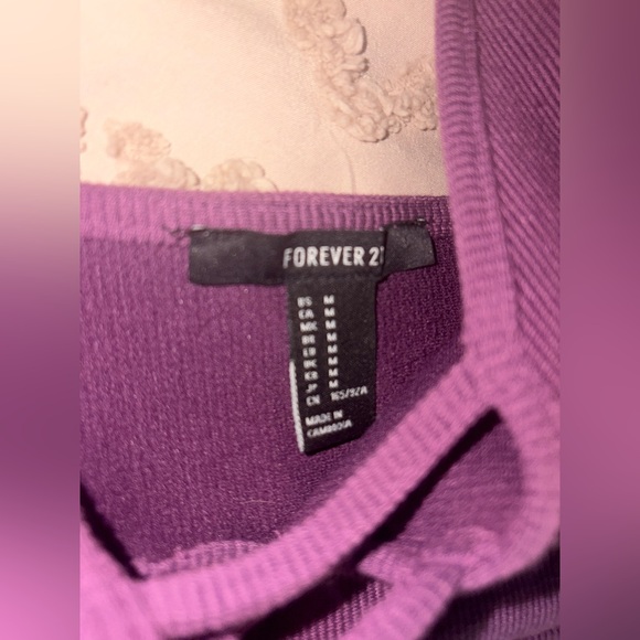 Forever 21 Plum Mini Dress with Spaghetti Straps - Picture 4 of 4